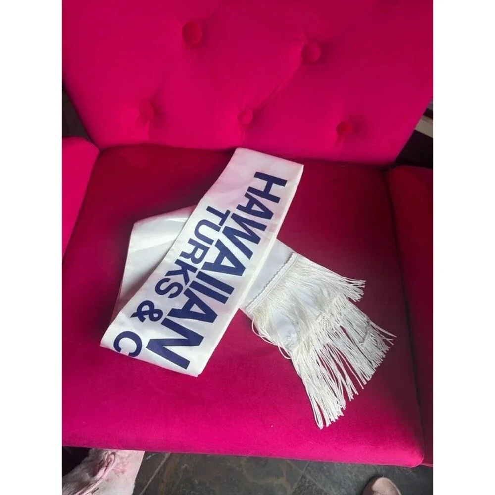 Miss Hawaiian Tropic Pageant Sash Turks & Caicos